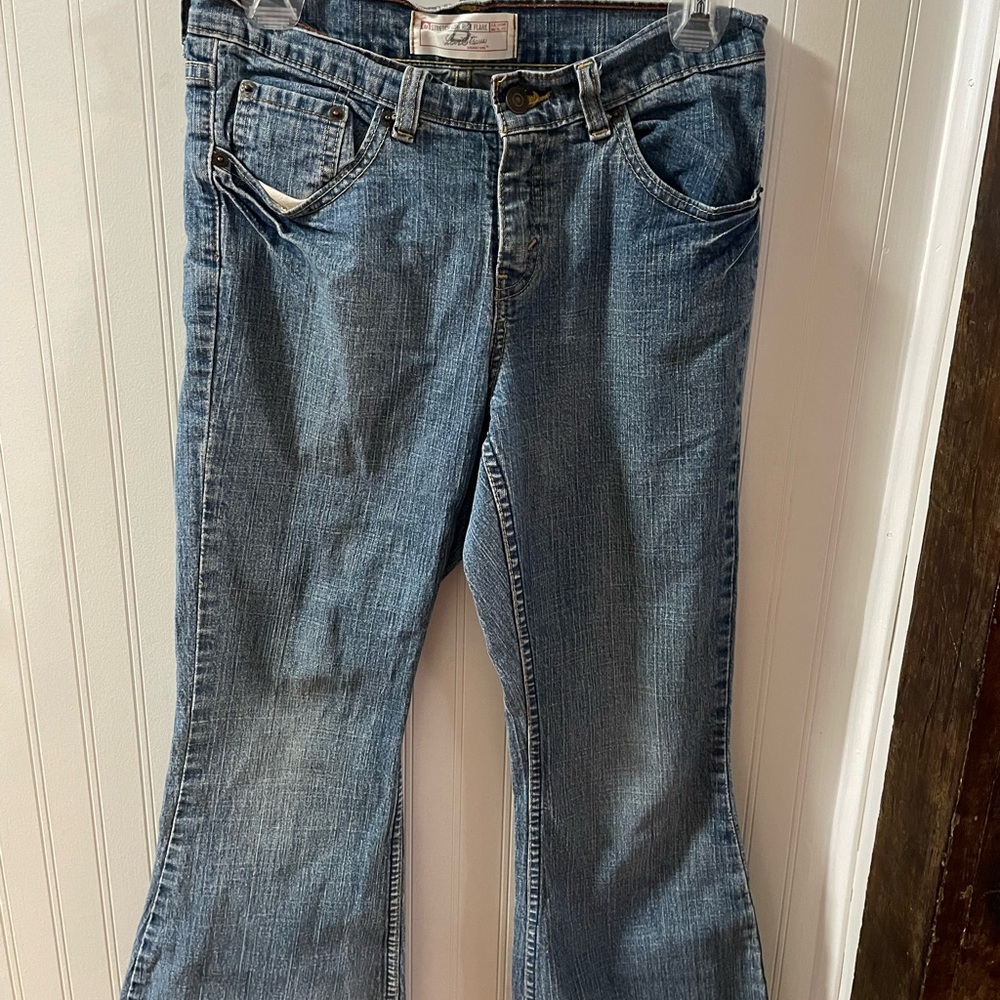 Levi's Strauss Kids signature Light Blue Flare Jeans girls 10/12